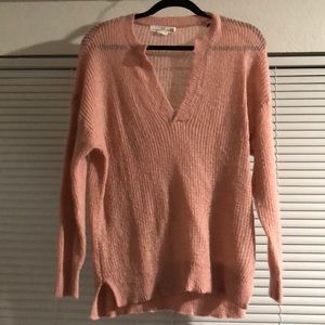 Blush pink light sweater